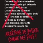 Arrêtons de bosser comme des fous