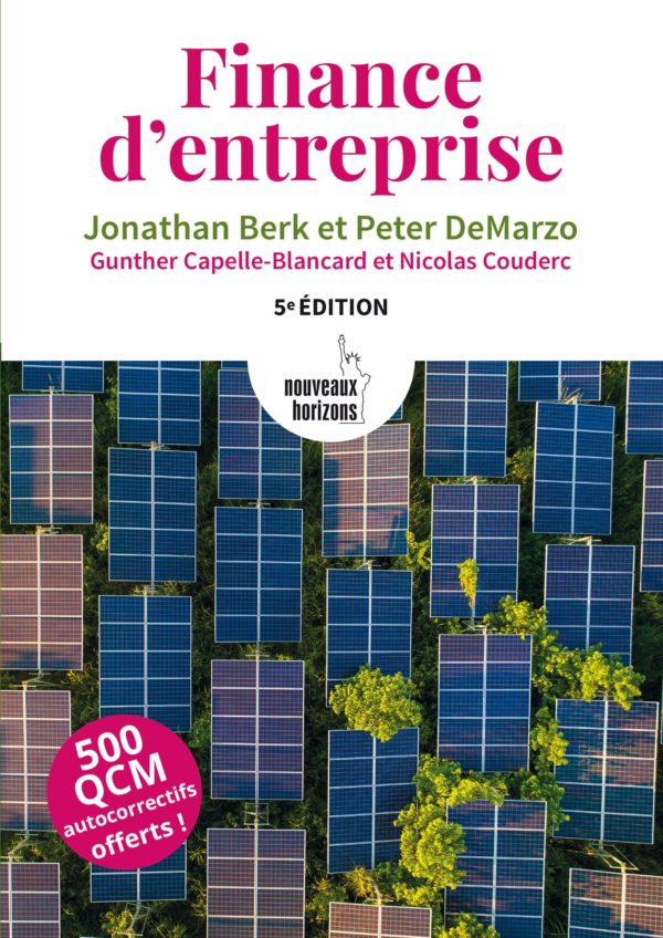 Finance d’entreprise 5e édition – 500 QCM – Jonathan Berk & Peter DeMarzo